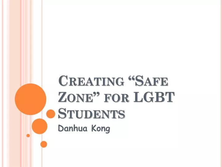 creating safe zone for lgbt students