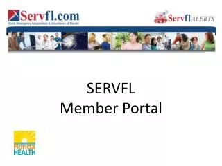 SERVFL Member Portal