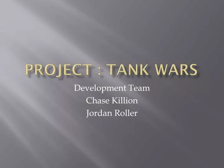 project tank wars