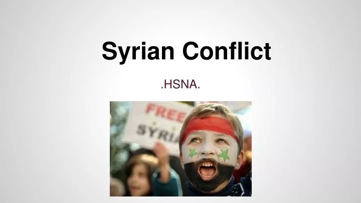 syrian conflict