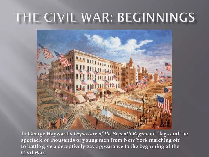 the civil war beginnings