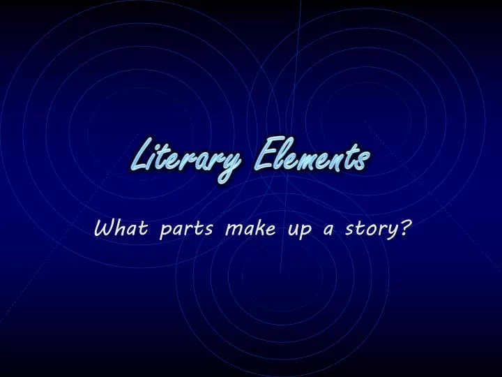 literary elements