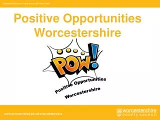 Positive Opportunities Worcestershire