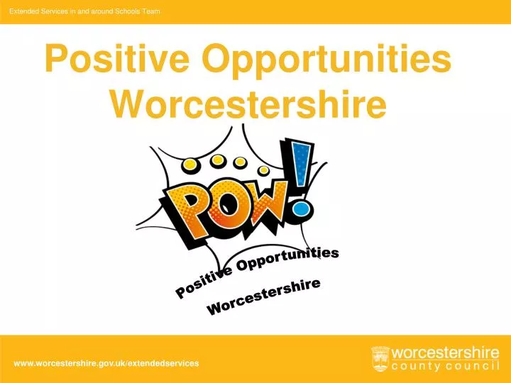 positive opportunities worcestershire