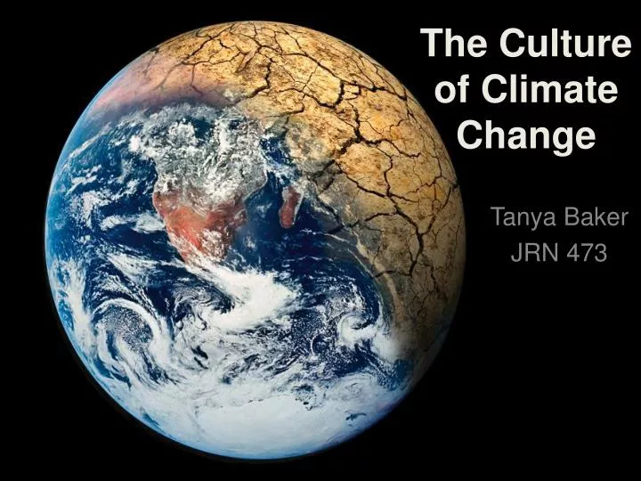 the culture of climate change