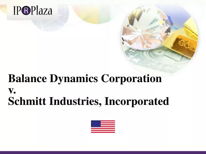 balance dynamics corporation v schmitt industries incorporated