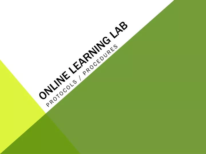 online learning lab