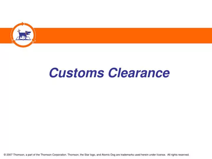 customs clearance