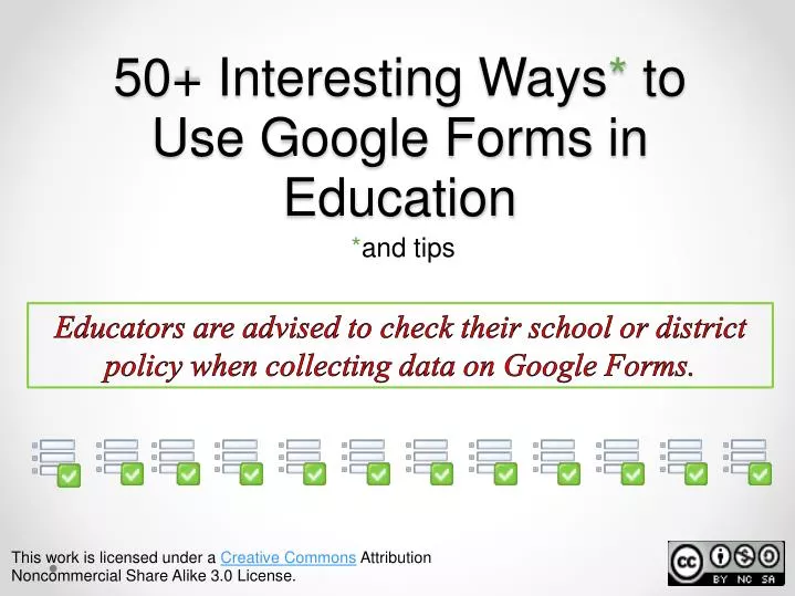 50 interesting ways to use google forms in education