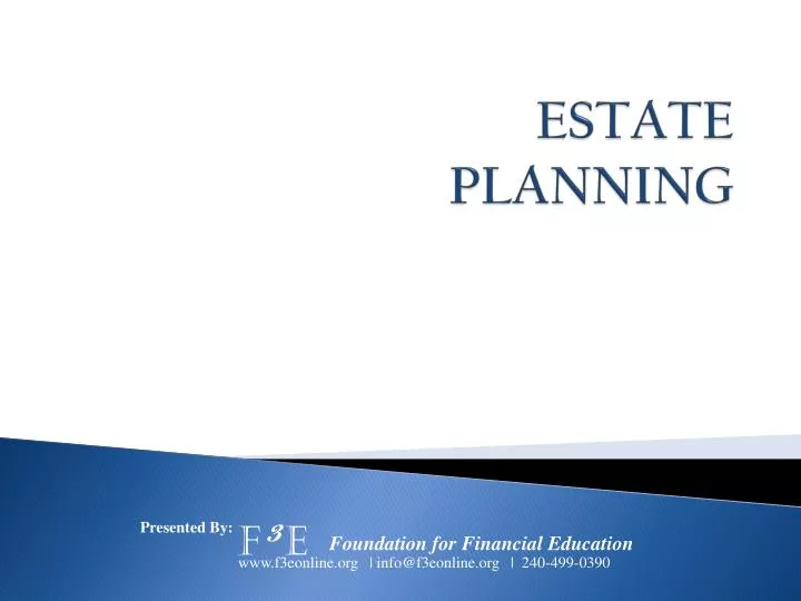 estate planning