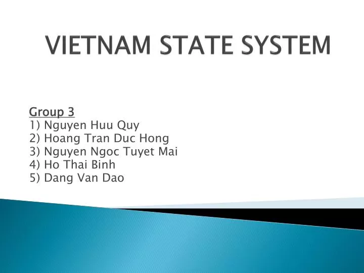 vietnam state system