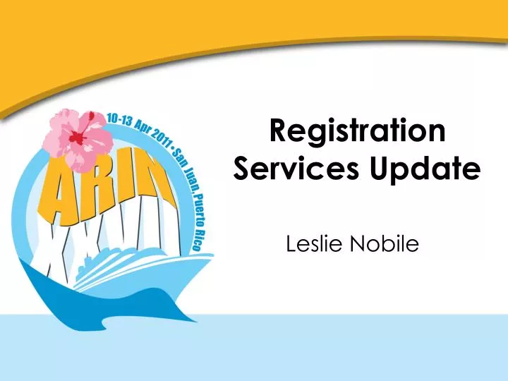 registration services update