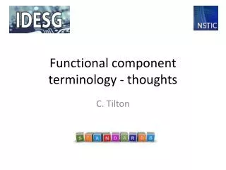 Functional component terminology - thoughts