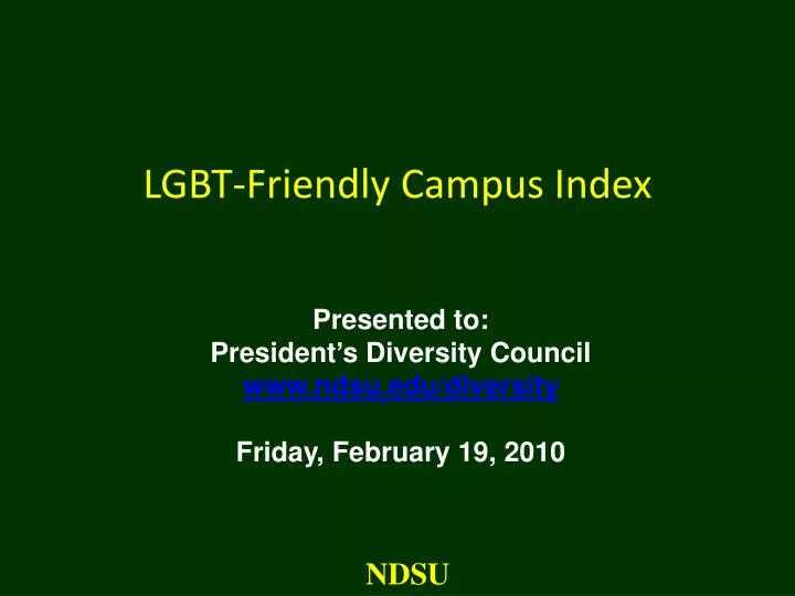 lgbt friendly campus index