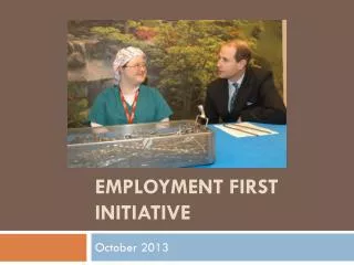 Employment First initiative