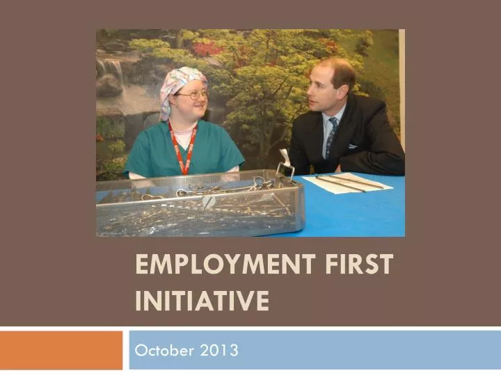 employment first initiative