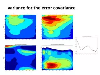 variance for the error covariance