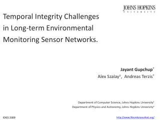 Temporal Integrity Challenges in Long-term Environmental Monitoring Sensor Networks.