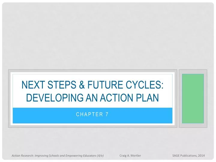next steps future cycles developing an action plan