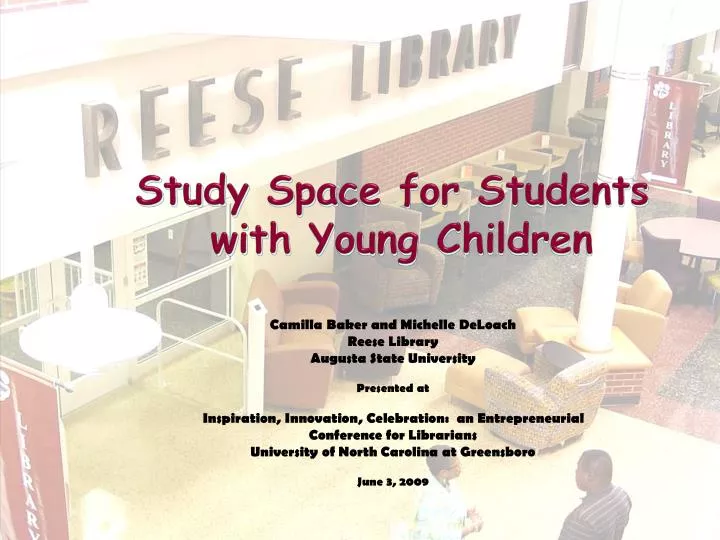 study space for students with young children