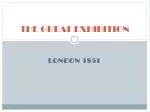 THE GREAT EXHIBITION - slide 1