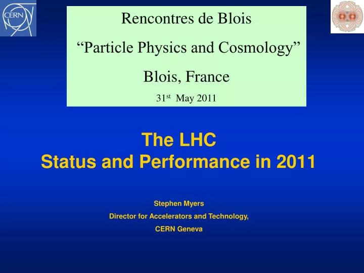 the lhc status and performance in 2011