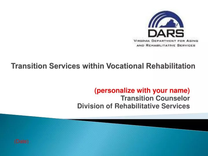 transition services within vocational rehabilitation
