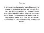 Exploring the Shadows of Film Noir: A Dive into Pessimism and Intrigue - slide 1