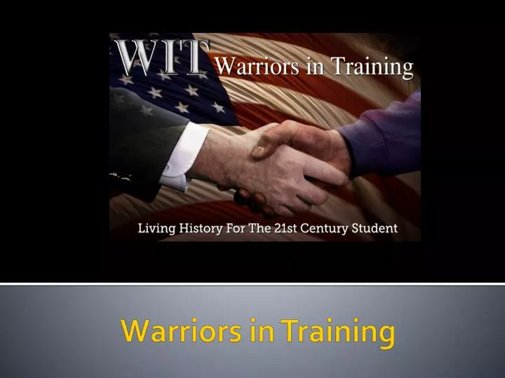 warriors in training