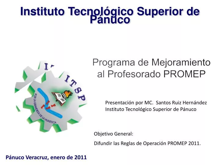 PPT Instituto Tecnológico Superior de Pánuco PowerPoint Presentation ID