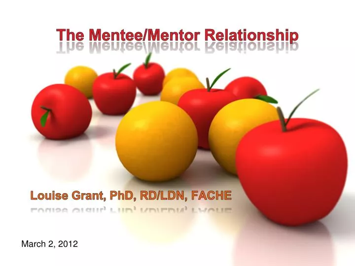 the mentee mentor relationship