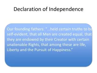 declaration of independence