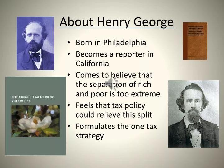about henry george