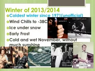 Winter of 2013/2014