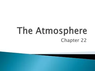 The Atmosphere