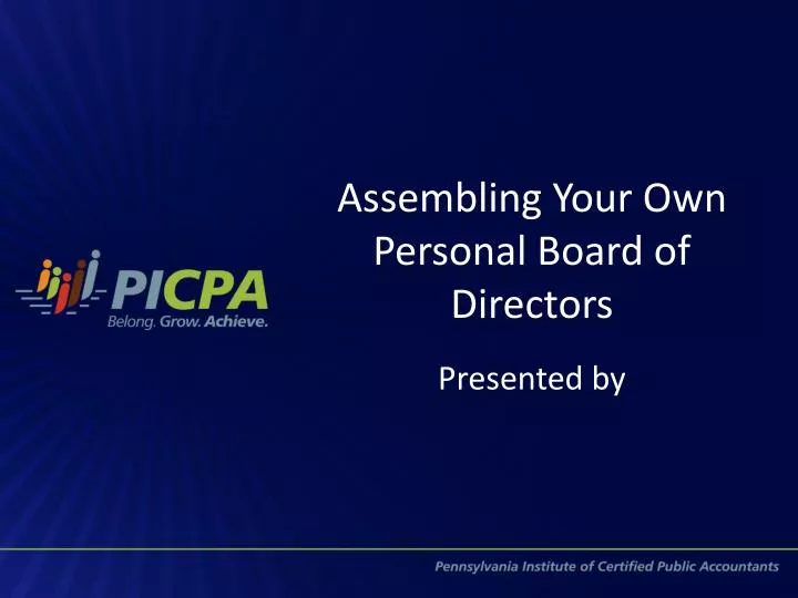 assembling your own personal board of directors