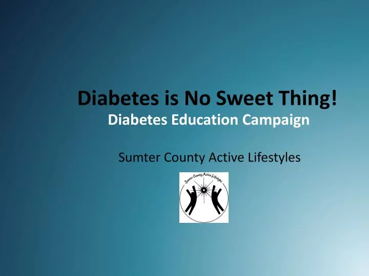 diabetes is no sweet thing