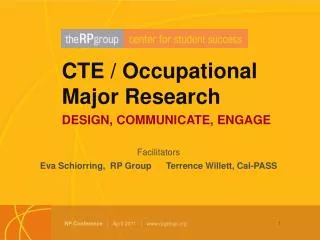 CTE / Occupational Major Research