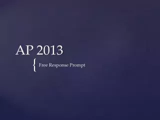 AP 2013