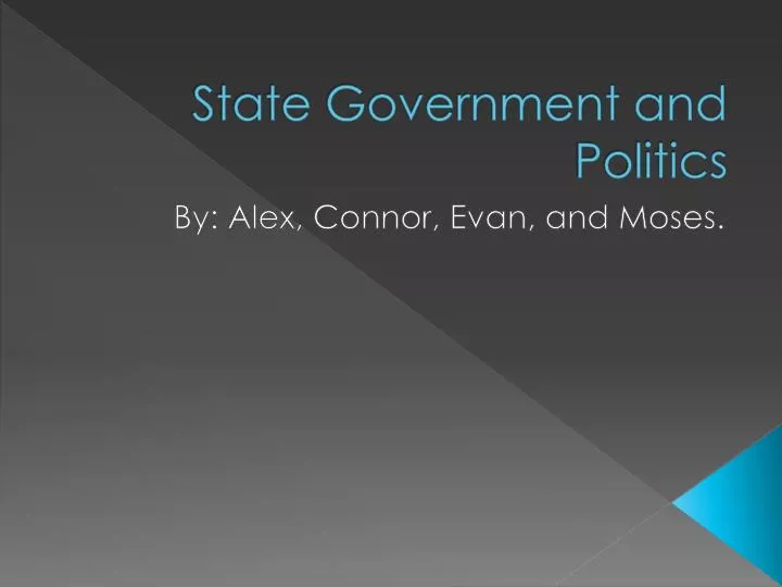 state government and politics