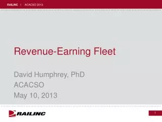 Revenue-Earning Fleet