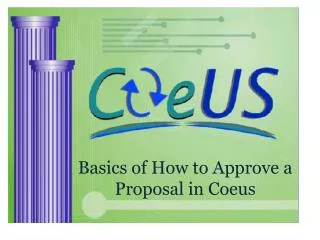 Basics of How to Approve a Proposal in Coeus