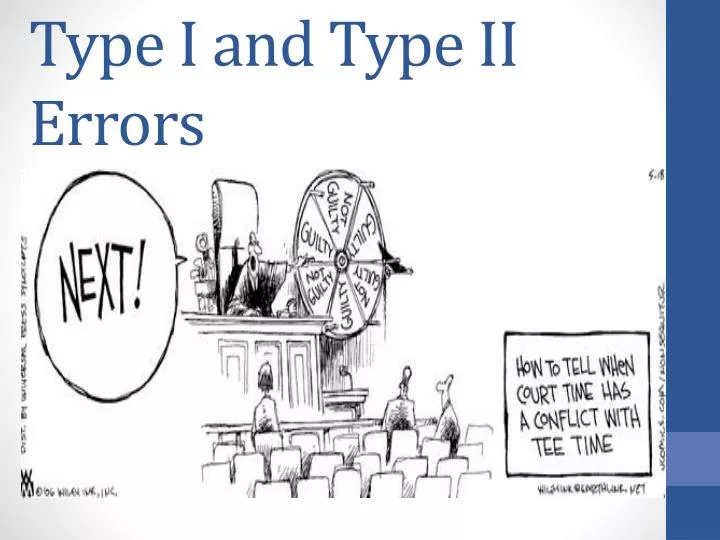 type i and type ii errors