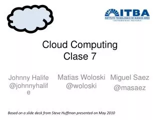 Cloud Computing Clase 7