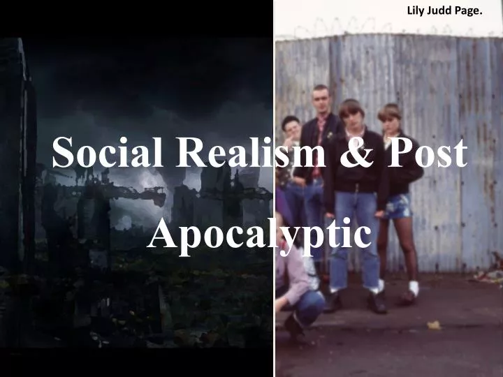 social realism p ost a pocalyptic