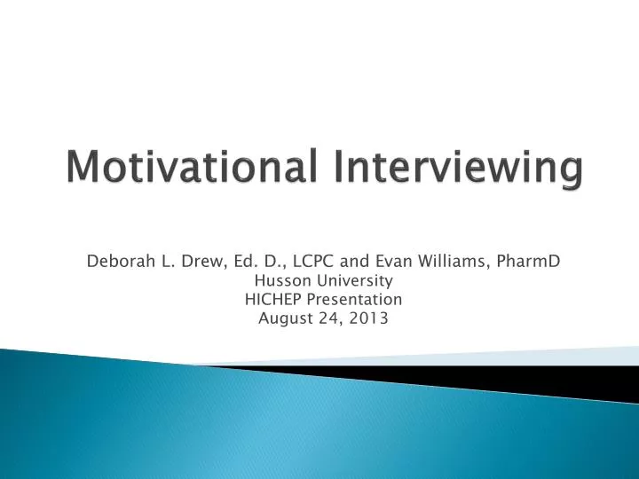 motivational interviewing