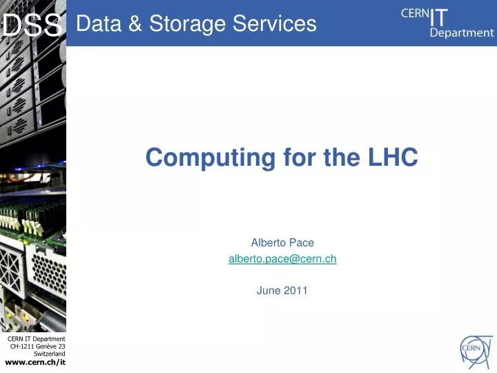 computing for the lhc
