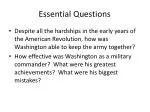 Washington's Revolutionary Leadership: Triumphs and Challenges - slide 1