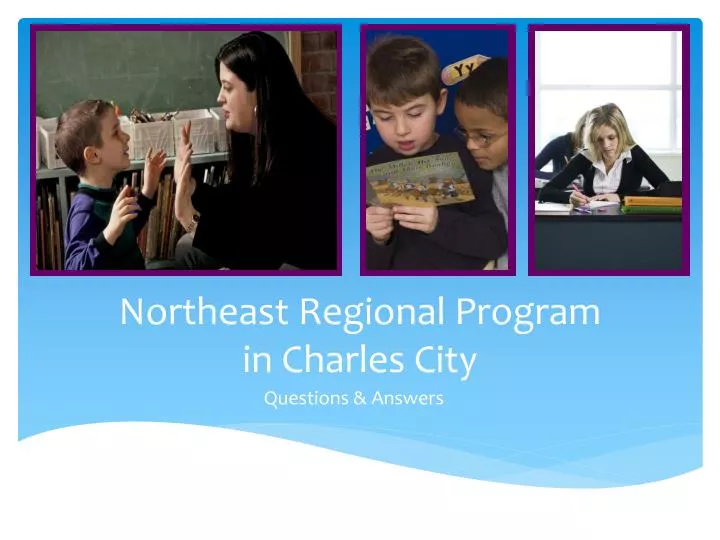northeast regional program in charles city