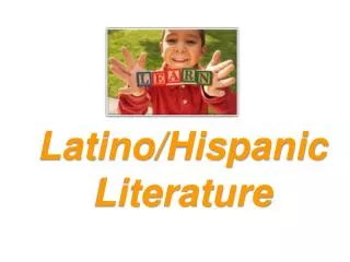 Latino/Hispanic Literature